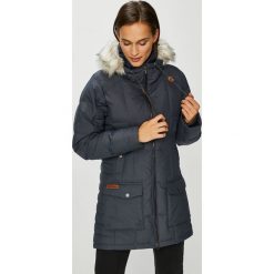 Columbia - Kurtka. Niebieskie kurtki damskie marki Columbia, m, bez wzorów, z poliesteru, długie, z kapturem, omni-heat (columbia). W wyprzedaży za 799,90 zł.
