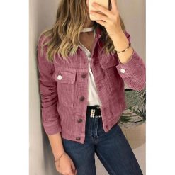 Kurtka ZARDINA PINK. Różowe kurtki damskie Kurtka ZARDINA PINK, s, bez wzorów, z jeansu, bez kaptura. W wyprzedaży za 109,00 zł.