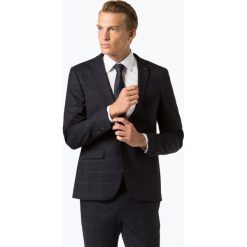 Finshley & Harding London - Męska marynarka od garnituru modułowego, niebieski. Niebieskie marynarki męskie slim fit Finshley & Harding London, w kratkę, z wełny. Za 699,95 zł.
