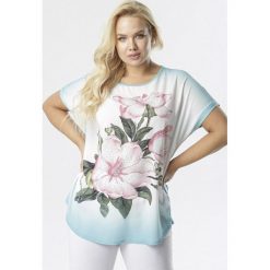 Miętowa Bluzka Echotina. Zielone bluzki damskie Born2be, xl, bez wzorów, bez kołnierzyka, bez rękawów. W wyprzedaży za 54,99 zł.