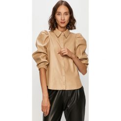 Vero Moda - Koszula. Czarne bluzki damskie Vero Moda, s, bez wzorów, z poliesteru, klasyczne, z klasycznym kołnierzykiem, bez rękawów. Za 169,90 zł.