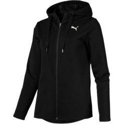 Puma Bluza Damska Modern Sport Fz Logo Hoody Cotton Black S. Czarne bluzy sportowe damskie marki Puma, s. Za 279,00 zł.
