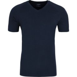 T-Shirt Emporio Armani Underwear. Czarne t-shirty męskie Emporio Armani, m, bez wzorów, z elastanu, bez kołnierzyka. Za 129,00 zł.