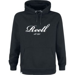 Bluzy męskie: Reell Big Logo Hoodie Bluza z kapturem czarny