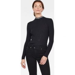 G-Star Raw - Sweter. Czarne swetry damskie G-Star RAW, s, bez wzorów, z wiskozy, retro, bez rękawów, bez kaptura. W wyprzedaży za 269,90 zł.