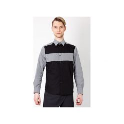 KOSZULA MĘSKA MBEP_K56. Czarne koszule męskie Blue eye pop, xl, bez wzorów, bez kołnierzyka, z długim rękawem. Za 160,00 zł.