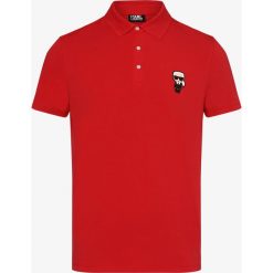 KARL LAGERFELD - Męska koszulka polo, czerwony. Czerwone koszulki męskie KARL LAGERFELD, m, bez wzorów, klasyczne, bez rękawów. Za 439,95 zł.