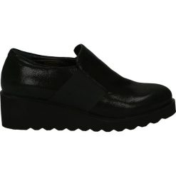 Mokasyny - 4081029 BLACK. Brązowe mokasyny damskie marki Venezia, ze skóry. Za 279,00 zł.