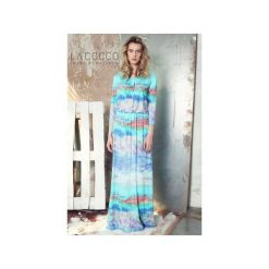 New Cocco Dresss. Szare sukienki damskie La cocco, bez wzorów, z elastanu, z włoskim kołnierzykiem, bez rękawów. Za 369,00 zł.