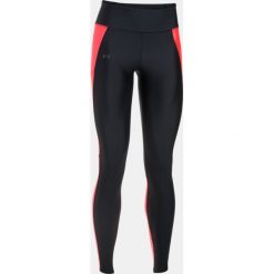 Spodnie damskie: Under Armour Legginsy damskie Fly-By Legging czarno-czerwone r. S (1297935-003)