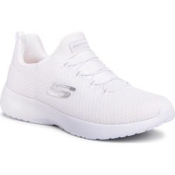 Buty SKECHERS - Dynamight 12119/WHT White. Białe buty sportowe damskie Skechers, bez wzorów, z tworzywa sztucznego, sportowe, na fitness i siłownię. Za 219,00 zł.