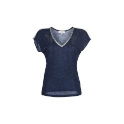 T-shirty z krótkim rękawem Morgan DASCO. Niebieskie t-shirty damskie Morgan, xs, bez wzorów, bez kołnierzyka. Za 109,00 zł.