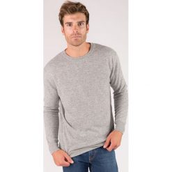 Kaszmirowy sweter w kolorze szarym. Szare swetry męskie Just Cashmere, xl, bez wzorów, z kaszmiru, z okrągłym kołnierzem, bez kaptura. W wyprzedaży za 319,95 zł.