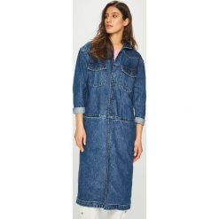 Levi's Made & Crafted - Kurtka. Niebieskie kurtki damskie marki Levi's® Made & Crafted, s, bez wzorów, z bawełny, długie, bez kaptura. Za 899,90 zł.