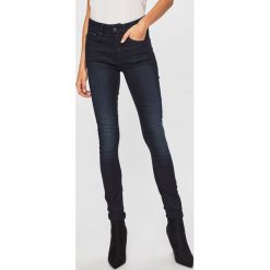 G-Star Raw - Jeansy 3301. Niebieskie jeansy damskie G-Star RAW, z podwyższonym stanem. Za 469,90 zł.