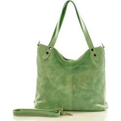 Torebki klasyczne damskie: Torebka skórzana italian bag SKYLAR – mięta