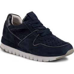 Sneakersy CAPRICE - 9-23502-24 Ocean/Leo 886. Niebieskie półbuty damskie Caprice, z zamszu. Za 299,90 zł.
