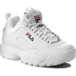 Sneakersy FILA - Disruptor Wmn Low 1010302.1FG White. Białe sneakersy damskie Fila, ze skóry ekologicznej. Za 519,00 zł.