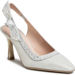 Sandały HISPANITAS - Paris-7 HV00180 Silver. Szare klapki damskie Hispanitas, bez wzorów, ze skóry, bez obcasa, na obcasie. Za 519,00 zł.