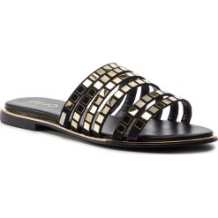 Klapki LIU JO - Susan 05 S19025 T9122 Black 22222. Czarne klapki damskie Liu Jo, bez wzorów, ze skóry, bez obcasa, na obcasie. W wyprzedaży za 359,00 zł.