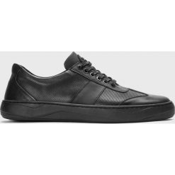 Kazar Studio - Buty skórzane. Czarne sneakersy męskie Kazar Studio, ze skóry, na sznurówki. W wyprzedaży za 339,90 zł.