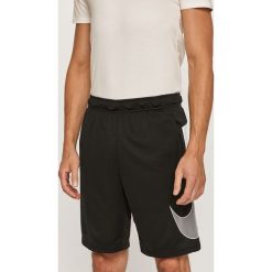 Nike - Szorty. Czarne spodenki sportowe męskie Nike, s, z nadrukiem, z poliesteru, sportowe, dri-fit (nike). Za 129,90 zł.