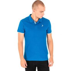 Koszulki polo: Outhorn Koszulka polo męska HOL18-TSM610 niebieska r. M