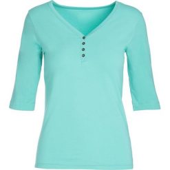 Miętowy Bluzka Greatest Part. Zielone bluzki damskie Born2be, xl, bez wzorów, z dzianiny, bez kołnierzyka, z krótkim rękawem. Za 19,99 zł.