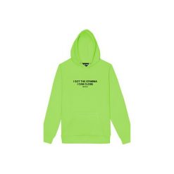 NEO GREEN HOODIE. Zielone bluzy damskie marki MAJORS, m, z nadrukiem, z bawełny, bez rękawów, bez kaptura. Za 240,00 zł.