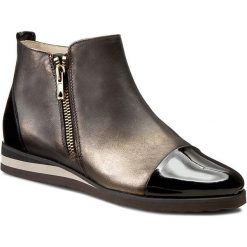 Buty zimowe damskie: Botki NEŚCIOR – 040-Z Miedź P/Czarny L