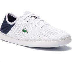Tenisówki LACOSTE - L.Ydro Lace 119 1 Cma 7-37CMA0044042 Wht/Nvy. Białe półbuty męskie Lacoste, bez wzorów, z gumy, klasyczne, bez zapięcia. Za 399,99 zł.