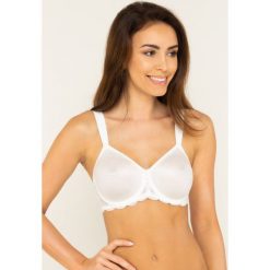 Biustonosz z fiszbiną Triumph 10179868. Czarne biustonosze Triumph, bez wzorów, z elastanu. Za 169,00 zł.