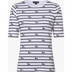 Franco Callegari - T-shirt damski, biały. Białe t-shirty damskie Franco Callegari, bez wzorów, bez kołnierzyka. Za 89,95 zł.