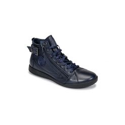 Buty Pataugas Palme. Niebieskie trampki i tenisówki damskie marki Pataugas, bez wzorów, bez zapięcia. Za 527,20 zł.