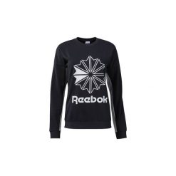 T-shirty z długim rękawem Reebok Classic Bluza Classics French Terry Big Logo Crew. Czarne t-shirty damskie Reebok Classic, s, bez wzorów, bez kołnierzyka. Za 199,00 zł.