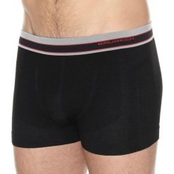 Bokserki męskie: Brubeck Bokserki męskie Merino Active Wool Brubeck czarny r. L