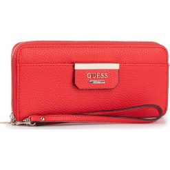 Duży Portfel Damski GUESS - Bobbi (An) Slg SWAN64 22460 RED. Czerwone portfele damskie Guess, z aplikacjami, ze skóry ekologicznej. Za 279,00 zł.