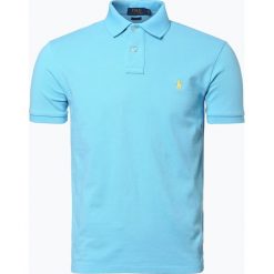 Polo Ralph Lauren - Męska koszulka polo, niebieski. Niebieskie koszulki męskie Polo Ralph Lauren, s, bez wzorów, eleganckie, polo, bez rękawów. Za 299,95 zł.