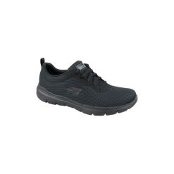 Buty Skechers Flex Appeal 3.0 13070-BBK. Trampki i tenisówki damskie Skechers, bez wzorów, bez zapięcia. Za 199,99 zł.
