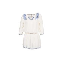 Sukienki krótkie Pepe jeans ALADIS. Białe sukienki hiszpanki Pepe Jeans, l, z jeansu, z krótkim rękawem, mini. Za 279,30 zł.