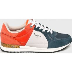 Pepe Jeans - Buty Tinker Pro Camp Summer. Szare buty sportowe męskie marki Pepe Jeans, z jeansu, na sznurówki. Za 409,90 zł.