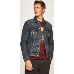 Polo Ralph Lauren - Kurtka jeansowa. Niebieskie płaszcze męskie Polo Ralph Lauren, s, bez wzorów, z bawełny, krótkie, bez kaptura. Za 859,90 zł.