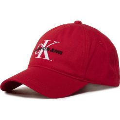 Czapka z daszkiem CALVIN KLEIN JEANS - Ckj Monogram Cap K50K505618 XA9. Czerwone czapki męskie Calvin Klein Jeans, bez wzorów, z bawełny. Za 159,00 zł.