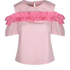 Pinko Bluzka "Introdurre". Bluzki damskie Pinko, na co dzień, bez wzorów, z okrągłym kołnierzem, z krótkim rękawem. Za 279,00 zł.