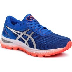 Buty ASICS - Gel-Nimbus 22 1011A680 Tuna Blue/Pure Silver 403. Niebieskie buty sportowe męskie Asics, z tworzywa sztucznego, bez zapięcia, do biegania. W wyprzedaży za 529,00 zł.