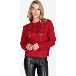 Pepe Jeans Candela Sweter Czerwony. Czerwone bluzy damskie Pepe Jeans, xs, bez wzorów, z wełny, bez rękawów, bez kaptura. Za 364,95 zł.