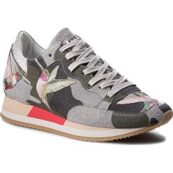 Sneakersy damskie: Sneakersy PHILIPPE MODEL – Tropez Bright TBLD BG01 Birds Green Coli