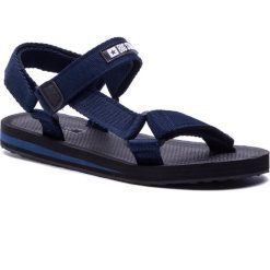 Sandały BIG STAR - DD174718 Navy. Niebieskie klapki męskie BIG STAR, bez wzorów, z tworzywa sztucznego. Za 79,00 zł.