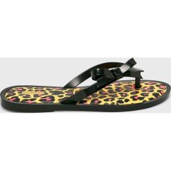 Melissa - Japonki Flip Flop Animal. Czarne klapki damskie marki Melissa, z gumy. Za 259,90 zł.