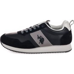 U.S. POLO ASSN. tenisówki męskie Talbot NOBIL4215S8/YS1 45 czarne. Czarne trampki męskie U.S. Polo Assn., bez wzorów, ze skóry, bez zapięcia. Za 309,00 zł.
